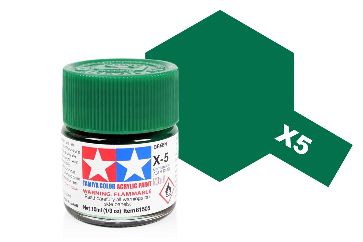 Tamiya Acrylic Mini X-5 Green 10ml (81505)
