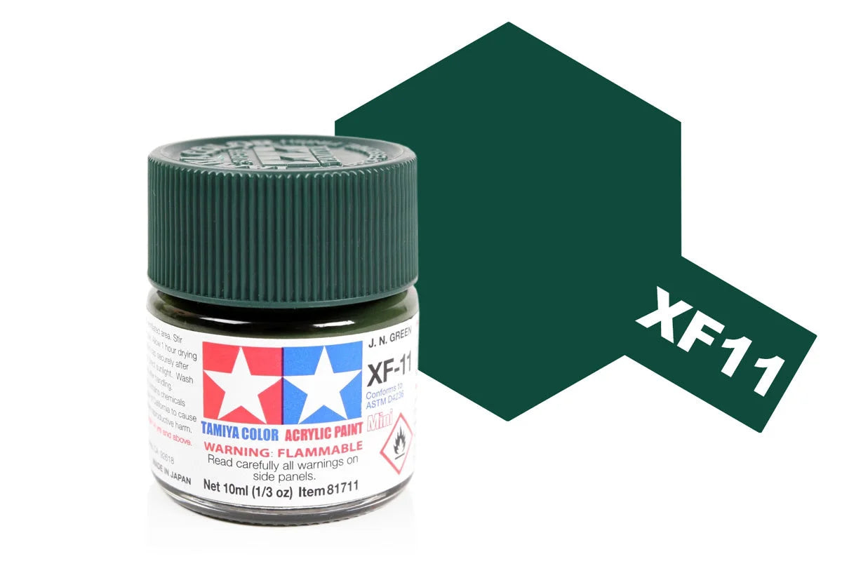 Tamiya Acrylic Mini XF-11 J.N. Green 10ml (81711)