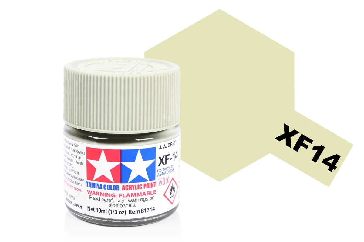 Tamiya Acrylic Mini XF-14 J.A. Grey 10ml (81714)