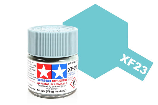 Tamiya Mini Acrylic - Acrylic Mini XF-23 Light Blue - 81723 - Product Image