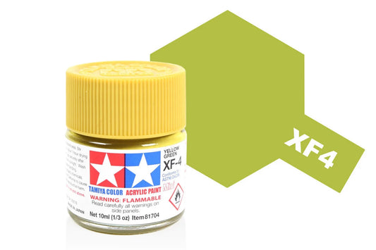 Tamiya Acrylic Mini XF-4 Yellow Green 10ml (81704)