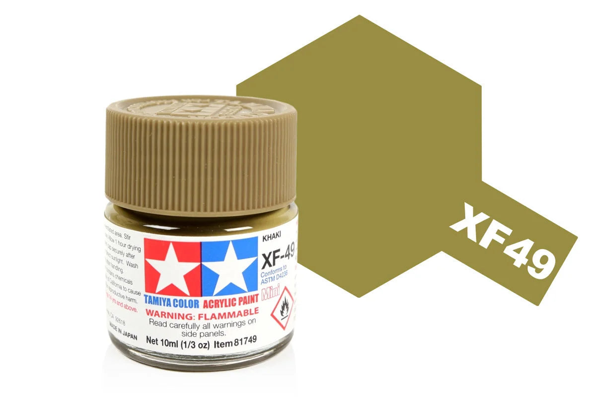 Tamiya Mini Acrylic - Acrylic Mini XF-49 Khaki - 81749 - Product Image