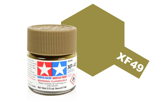Tamiya Mini Acrylic - Acrylic Mini XF-49 Khaki - 81749 - Product Image