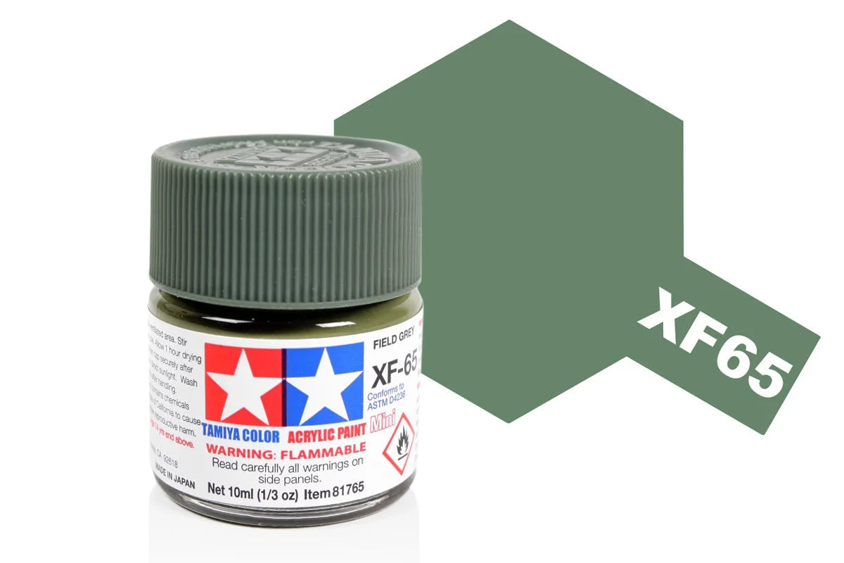 Tamiya Mini Acrylic - Acrylic Mini XF-65 Field Grey - 81765 - Product Image