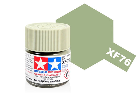 Tamiya Mini Acrylic - Acrylic Mini XF-76 Grey-Green (IJN) - 81776 - Product Image