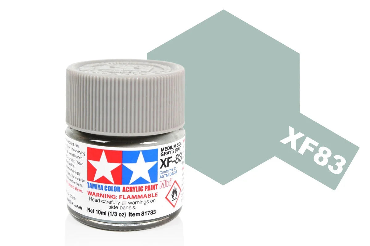 Tamiya Mini Acrylic - Acrylic Mini XF-83 RAF Medium Sea Grey 2 - 81783 - Product Image