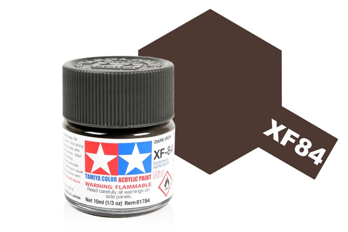 Tamiya Mini Acrylic - Acrylic Mini XF-84 Dark Iron - 81784 - Product Image