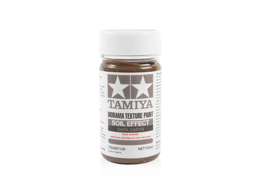 Tamiya Mini Acrylic - Texture Paint Soil Dark Earth - 87109 - Product Image