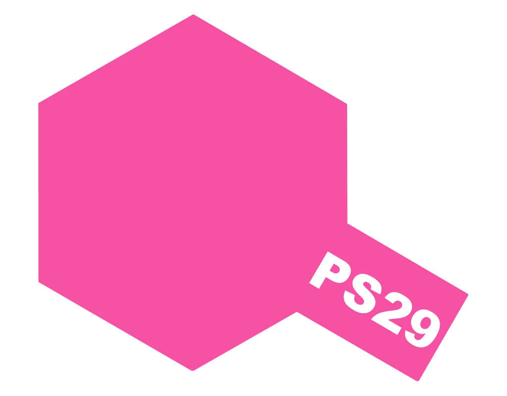 Tamiya PC Sprays - PS-29 Fluorescent Pink - 86029 - Product Image