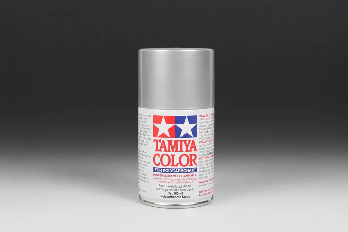 Tamiya PC Sprays - PS-48 Semi-Gloss Silver Anodised Aluminium - 86048 - Product Image