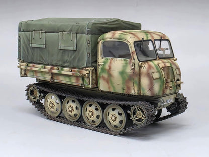 Tamiya 1/35 RSO/01 German Tractor 35394 – painted model front three-quarter view
