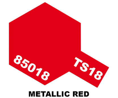 Tamiya TS Sprays - TS-18 Metallic Red - 85018 - Product Image