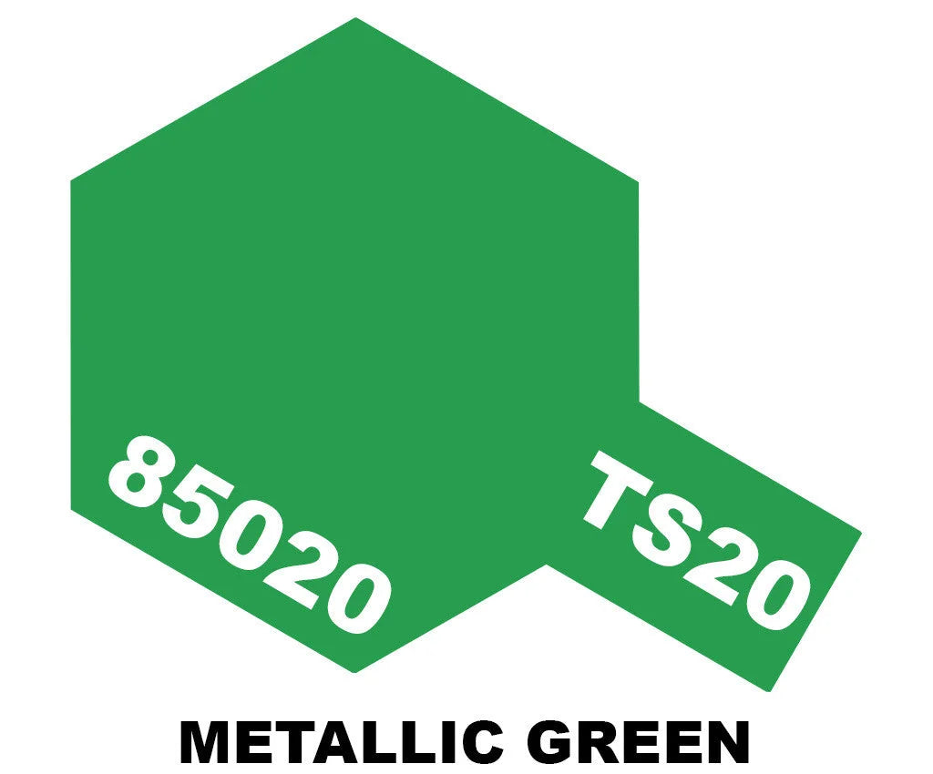 Tamiya TS Sprays - TS-20 Metallic Green - 85020 - Product Image