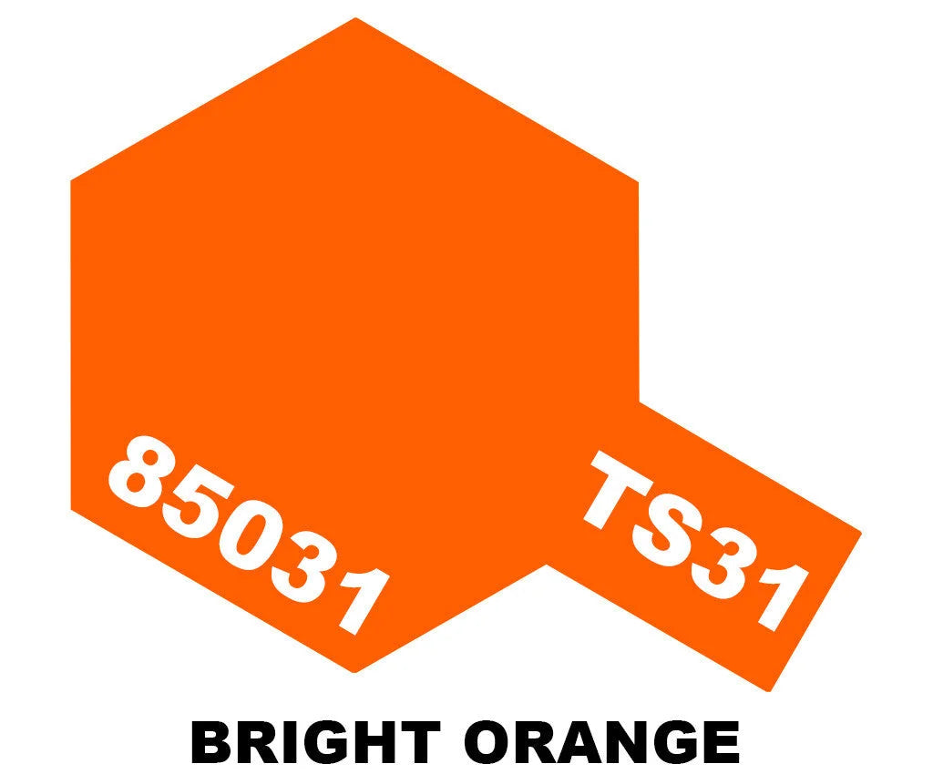 Tamiya TS Sprays - TS-31 Bright Orange - 85031 - Product Image