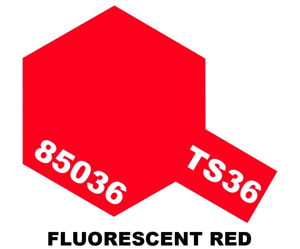 Tamiya TS Sprays - TS-36 Fluorescent Red - 85036 - Product Image