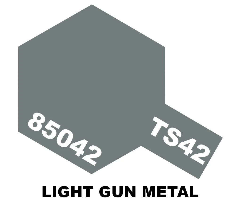 Tamiya TS Sprays - TS-42 Light Gun Metal - 85042 - Product Image