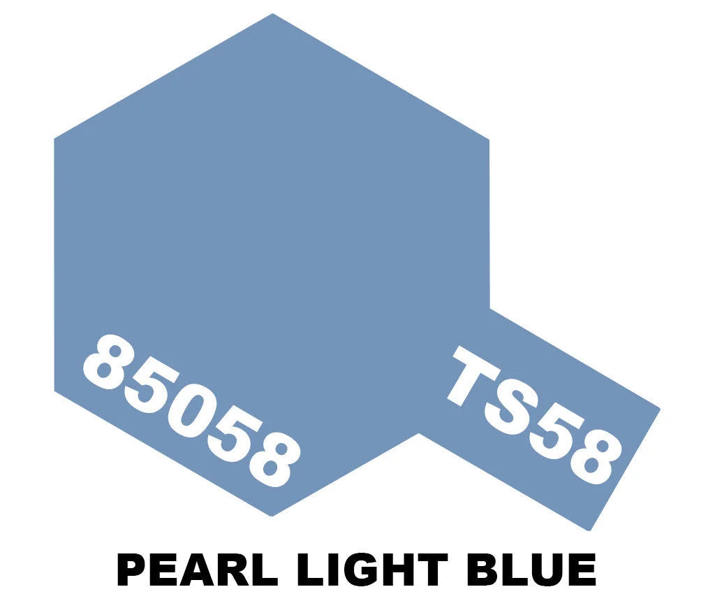 Tamiya TS Sprays - TS-58 Pearl Light Blue - 85058 - Product Image