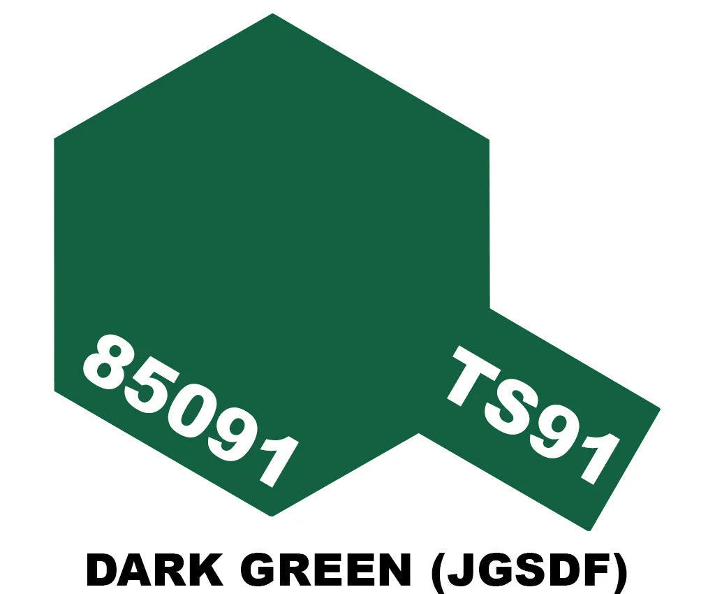 Tamiya TS Sprays - TS-91 Dark Green (JGSDF) - 85091 - Product Image
