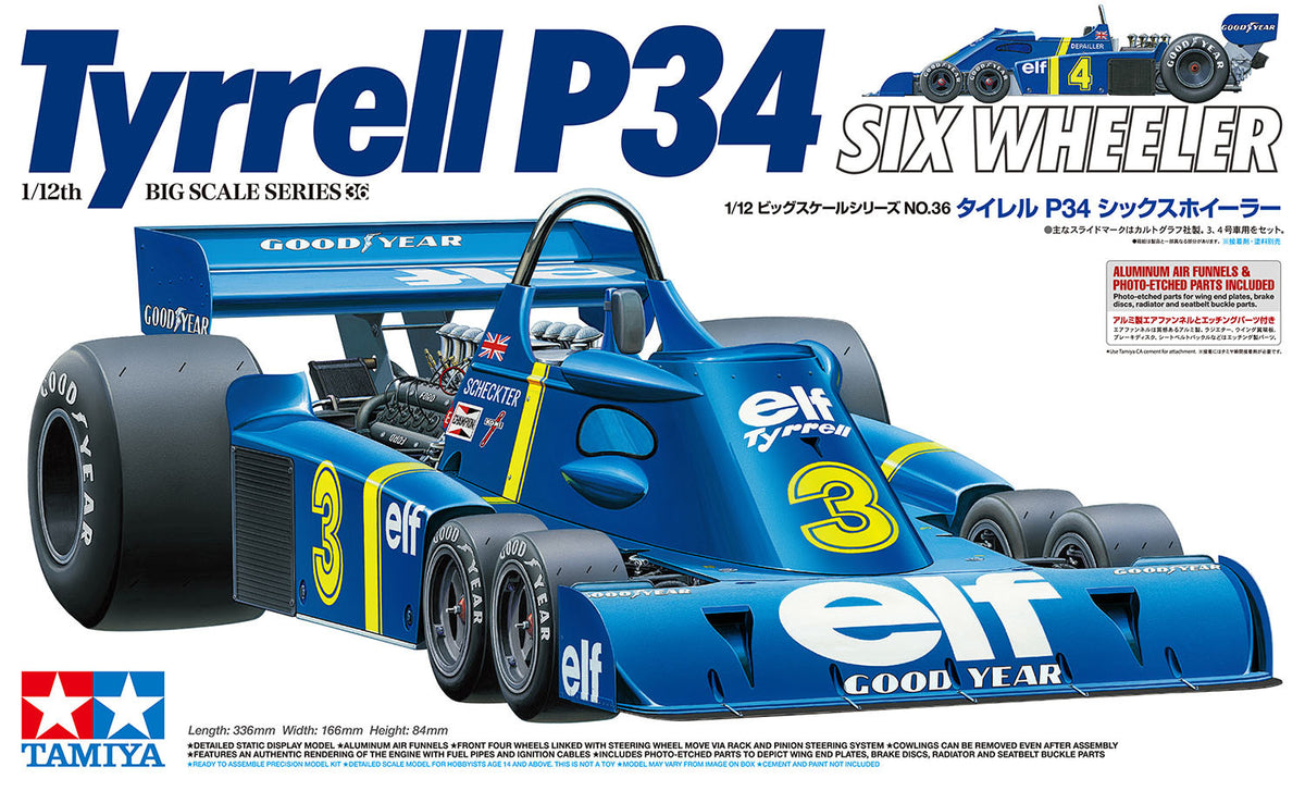 Tamiya Tyrrell P34 Six Wheeler 12036 – product image