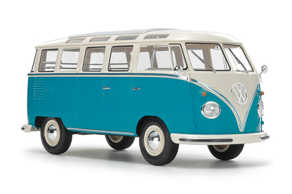 Tamiya Volkswagen Type 2 T1 Blue White Clic Loc 28102 – box art