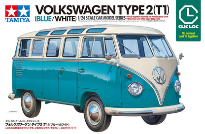 Tamiya Volkswagen Type 2 T1 Blue White Clic Loc 28102 – product image 2