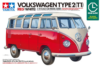 Tamiya Volkswagen Type 2 T1 Red White Clic Loc 28101 – product image 2