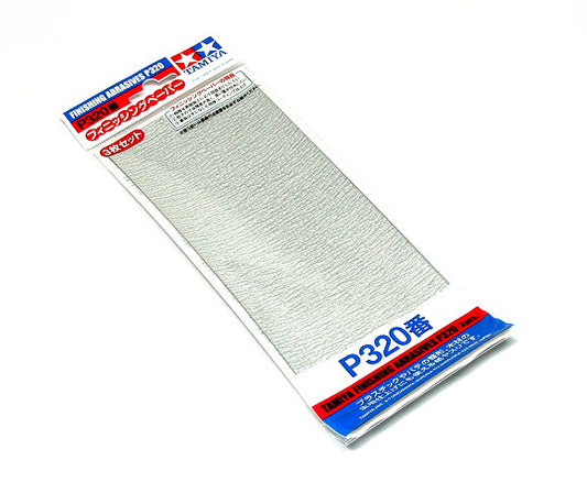 Tamiya Tools & Accessories - Finishing Abrasive P320 X 3 - 87094