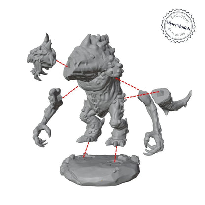 The Days of Valkryx - Cave Troll (Pose 1) - Product Image