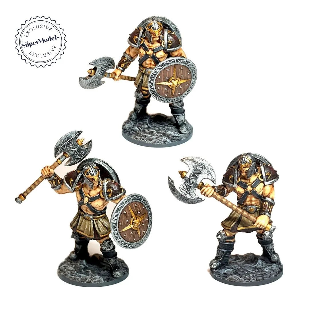 The Days of Valkryx - Dwarf Warriors (Pack of 3) - Product Image