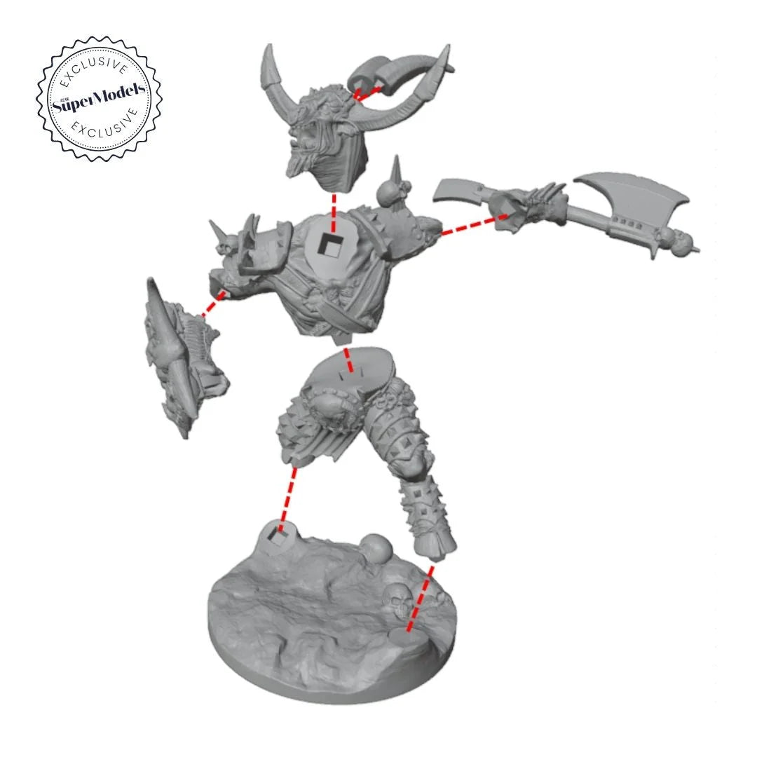 The Days of Valkryx - Minotaur (Pose 1) - Product Image