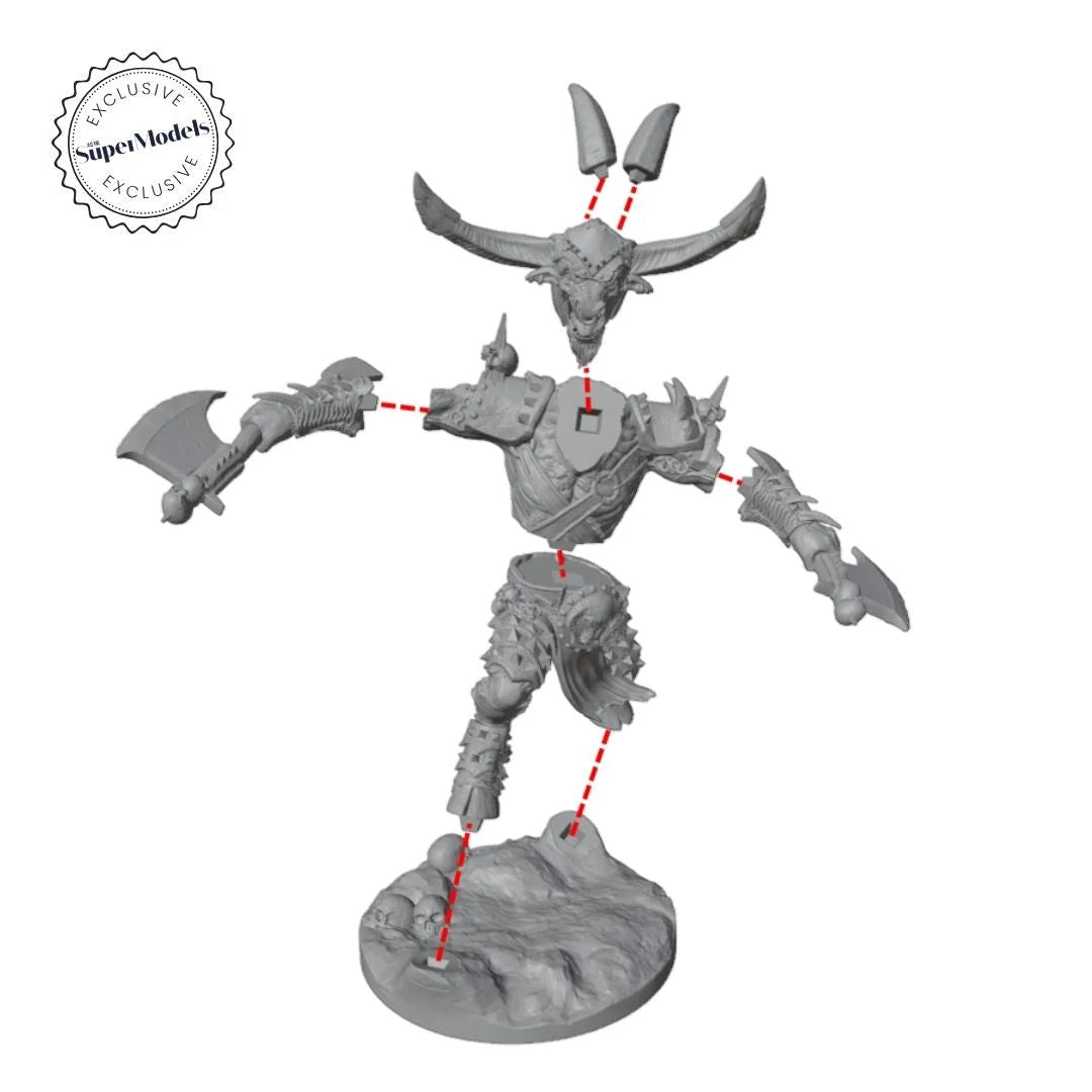 The Days of Valkryx - Minotaur (Pose 2) - Product Image