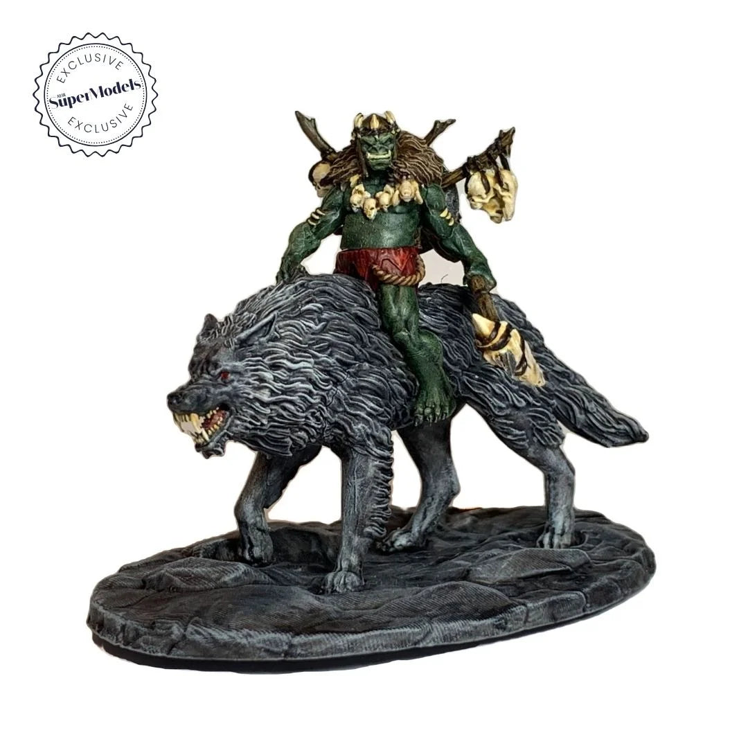 The Days of Valkryx - Wearg Wolf Rider (Pose 1) - Product Image