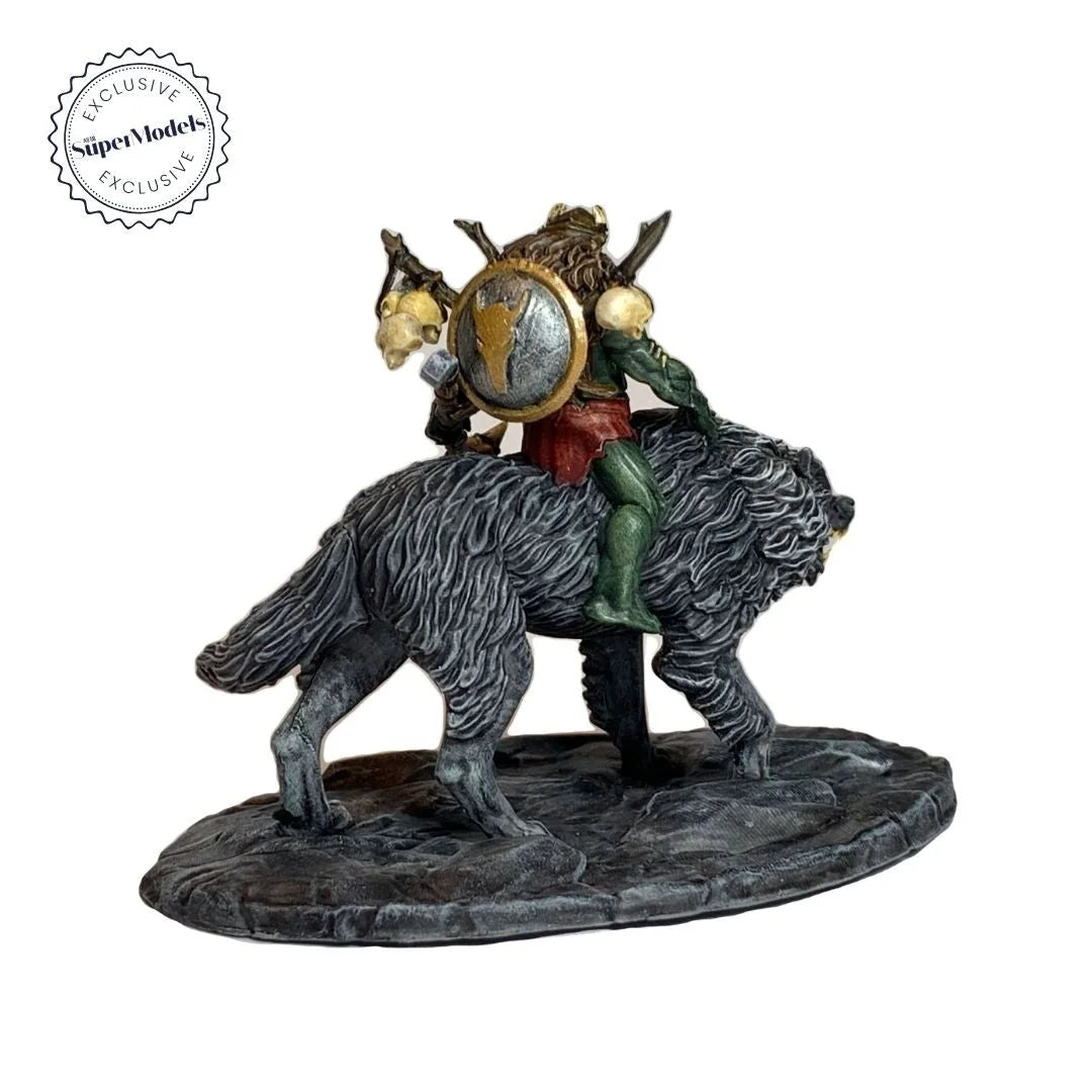 The Days of Valkryx - Wearg Wolf Rider (Pose 1) - Product Image