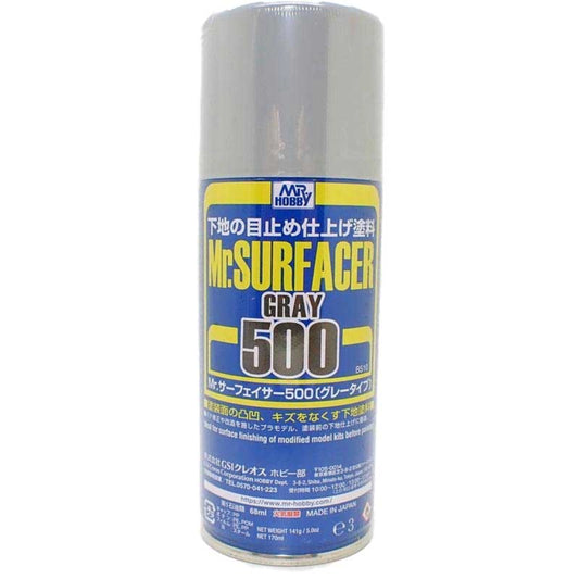 Mr. Hobby - Mr. Surfacer 500 Gray 170ml