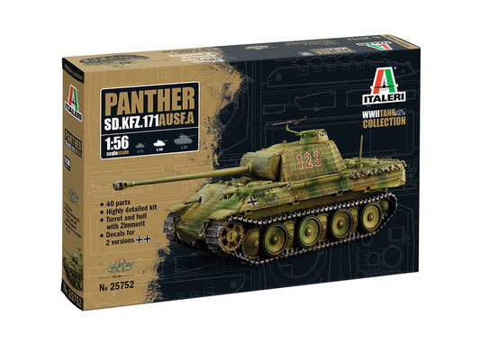 Italeri 1/56 Military - Sd. Kfz. 171 Panther Ausf. A - W25752