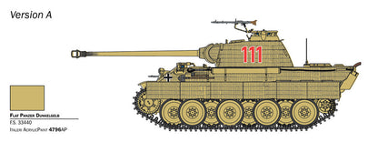 Italeri 1/56 Military - Sd. Kfz. 171 Panther Ausf. A - W25752