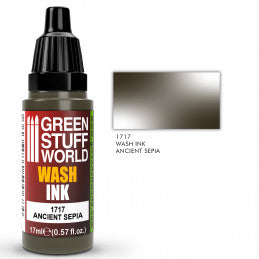 Green Stuff World - Wash Ink 1717 Ancient Sepia