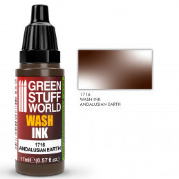 Green Stuff World - Wash Ink 1716 Andalusian Earth