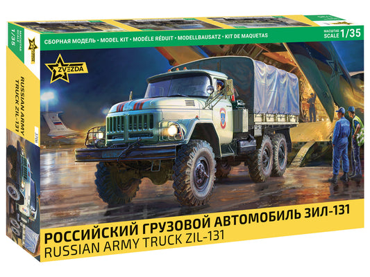 Zvezda 1/35 Military - Russian Army Truck ZiL-131 - Z3706