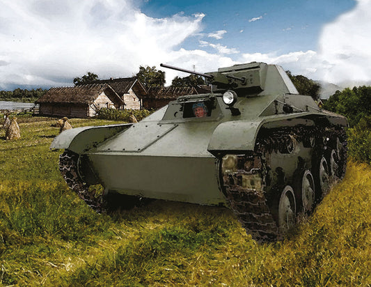 Zvezda Art Of Tactic - 1/100 T-60 Soviet Light Tank - Z6258