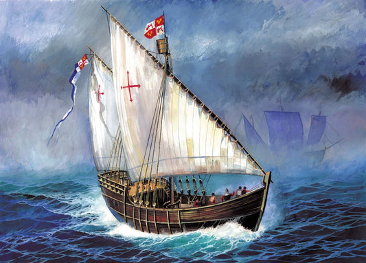 Zvezda 1/100 scale Christopher Columbus expedition ship model kit Z9005