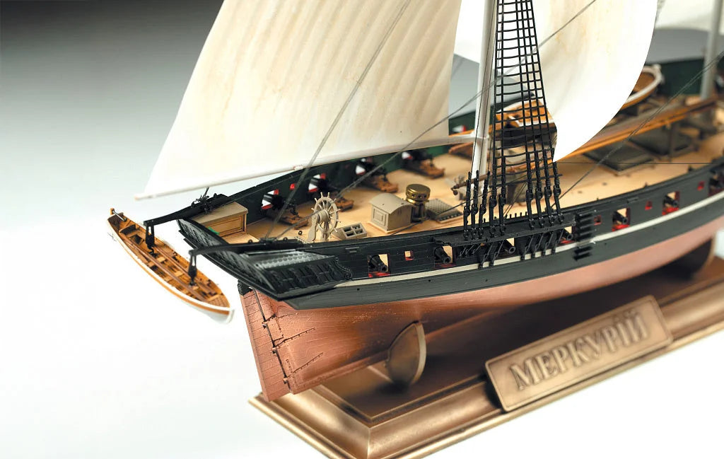 Zvezda 1/100 Ships - Russian Brig Merkurii 19th Century - Z9067 - Product Image