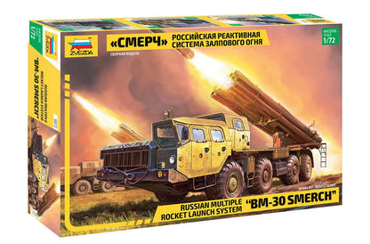 Zvezda 1/35 Military - Bm-30 Smerch Multiple Launch Rocket System - Z5072 - Product Image