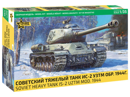 Zvezda 1/35 scale IS-2 Soviet heavy tank model kit Z3708