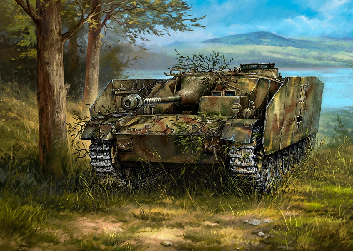 Zvezda 1/35 scale StuG IV assault gun model kit Z3661