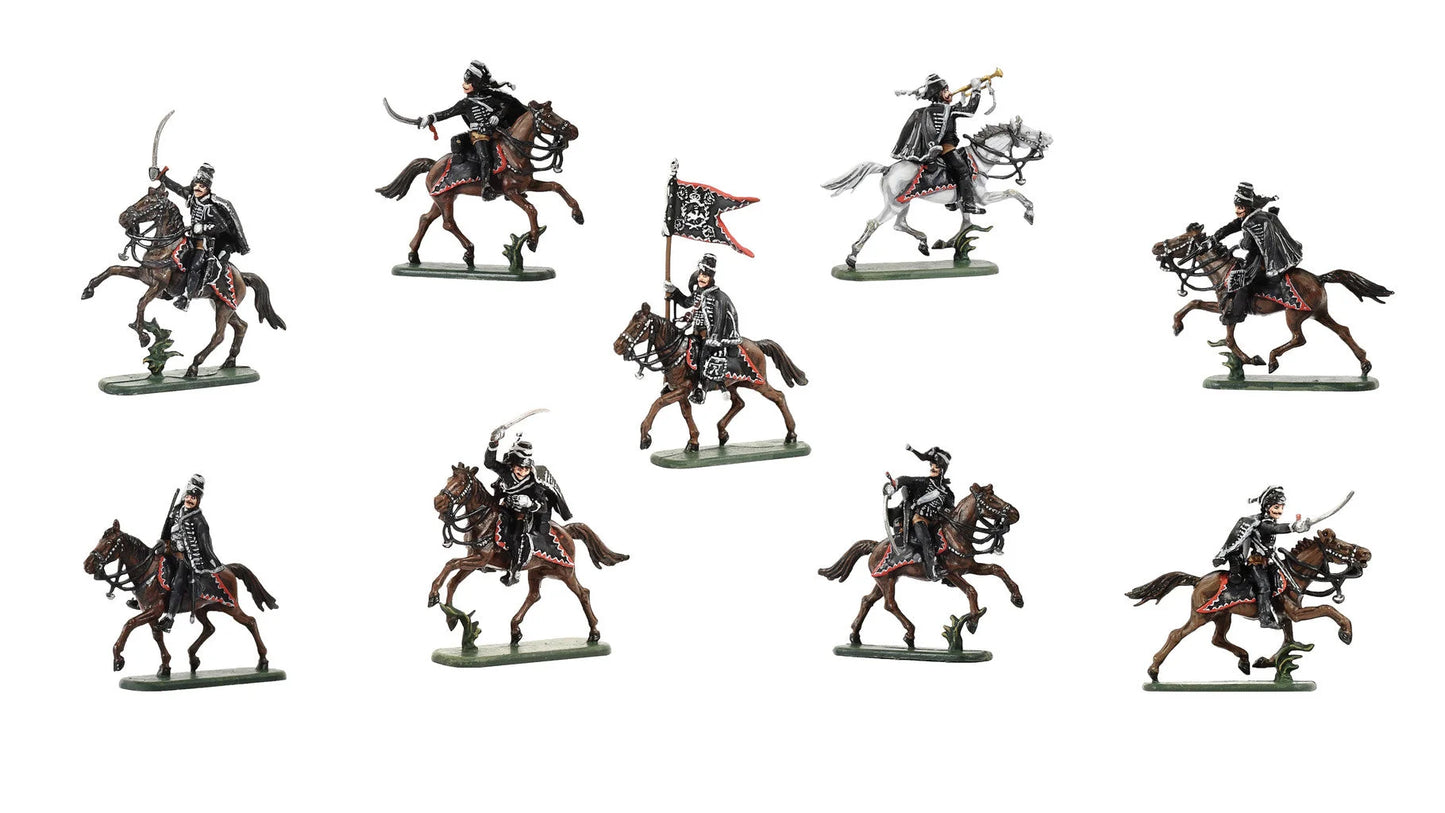 Zvezda 1/72 - Black Hussars Of Frederik The Great (19 Figures) - Z8079 - Product Image
