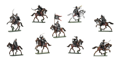 Zvezda 1/72 - Black Hussars Of Frederik The Great (19 Figures) - Z8079 - Product Image