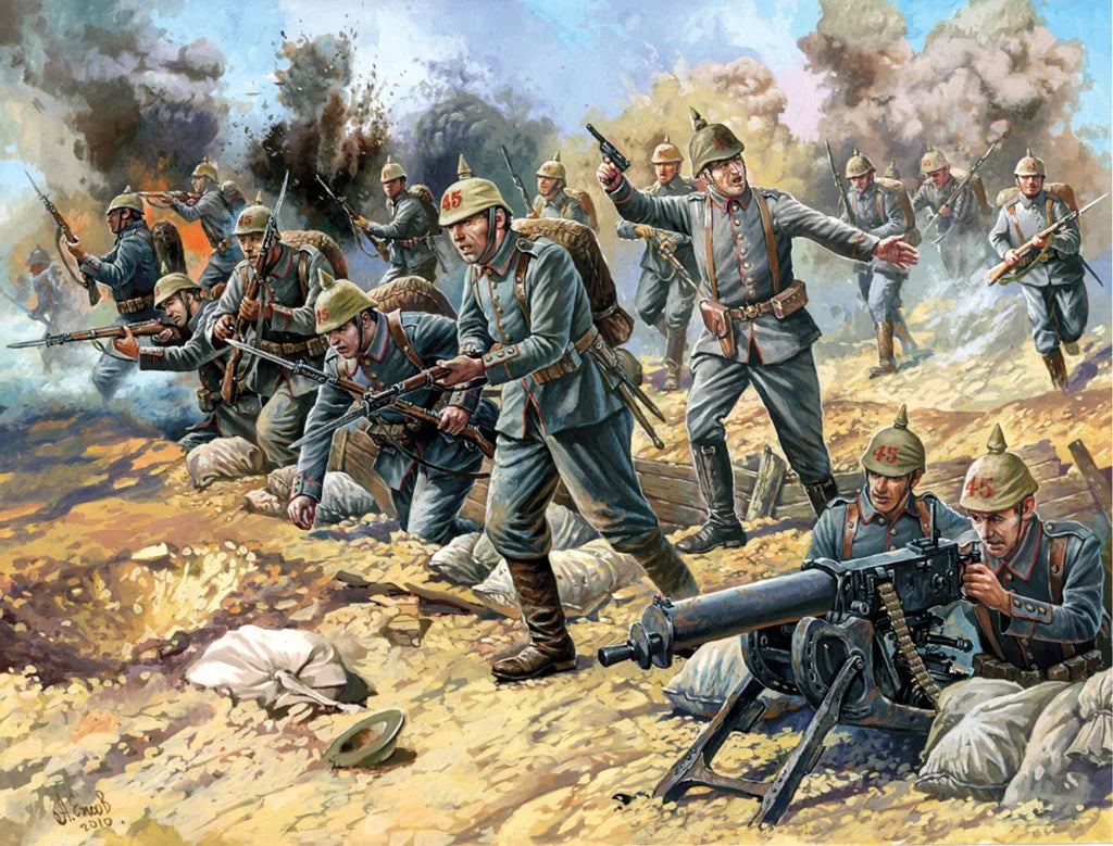 Zvezda 1/72 scale German infantry WWI figure set Z8083