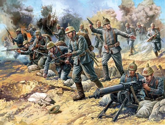 Zvezda 1/72 scale German infantry WWI figure set Z8083
