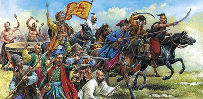 Zvezda 1/72 scale Cossacks 16th-18th century figure set Z8064